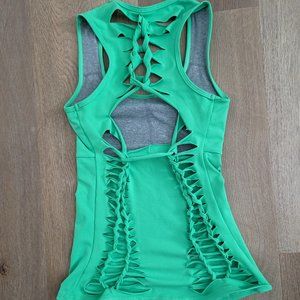new cut out braided yoga dance tank sexy  M